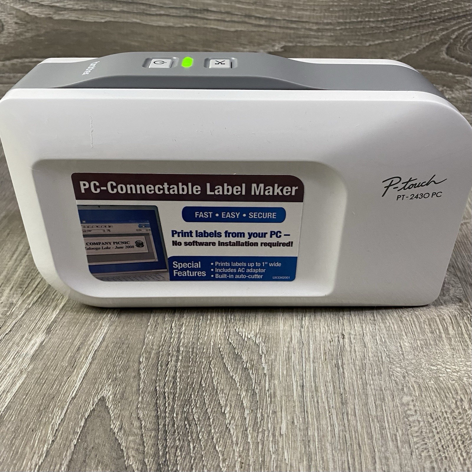 Brother P-Touch PT-2430PC Plug & Label Printer Professional Prints from PC🔥🔥🔥
