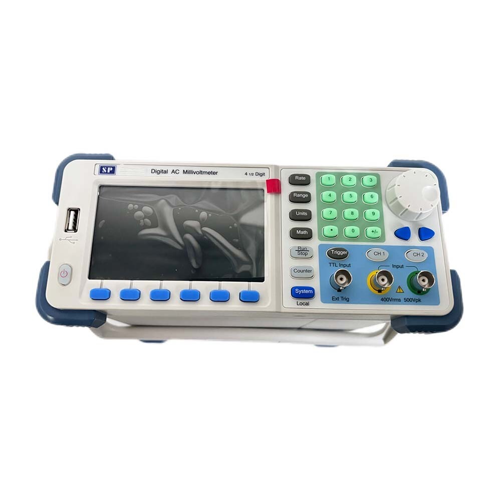 Dual Channel AC Millivoltmeter Digital Millivolt Meter Tester Range 5Hz ~ 12MHz