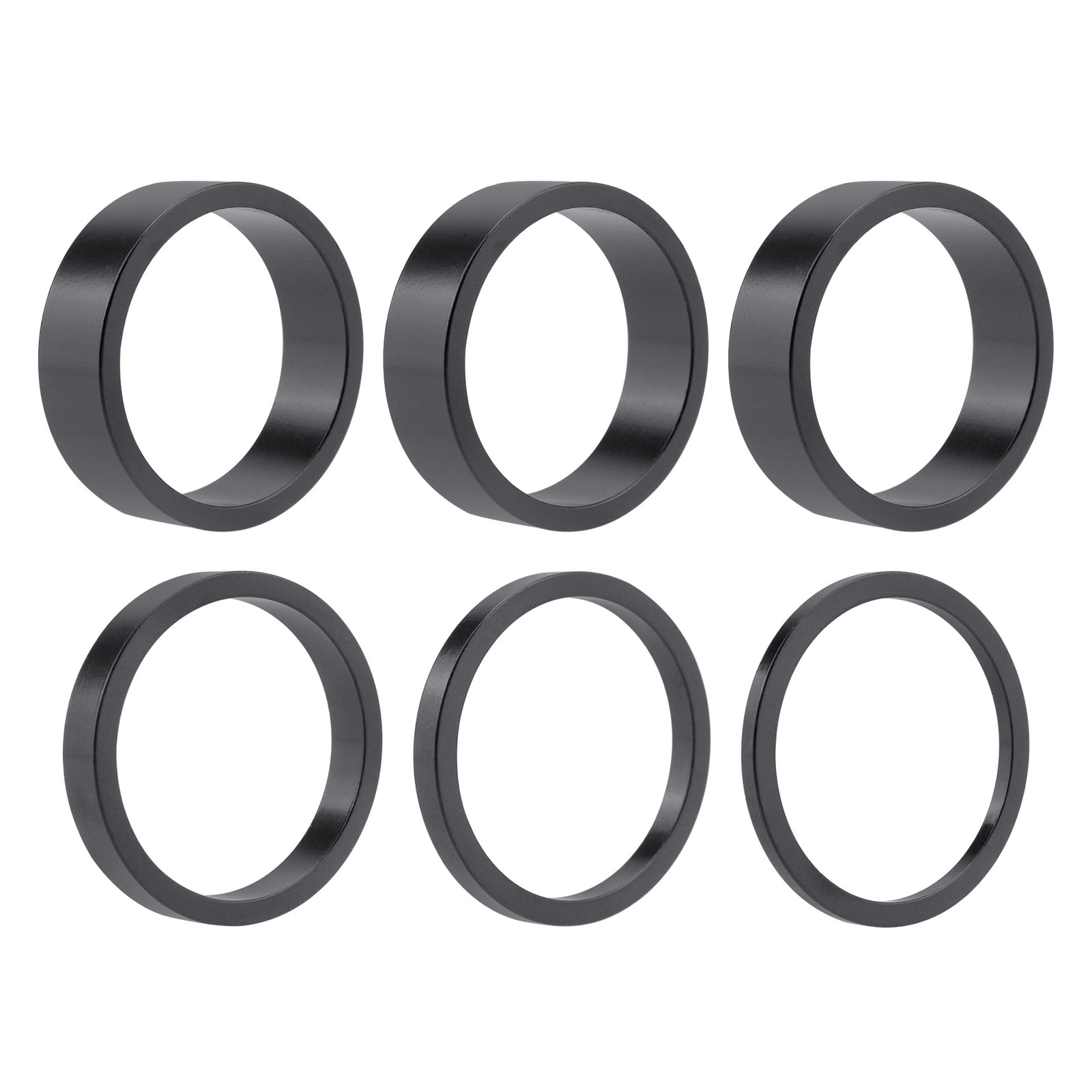 Quacc 6 PCS Headset Spacers 1 1/8" Aluminum Alloy Bike for...