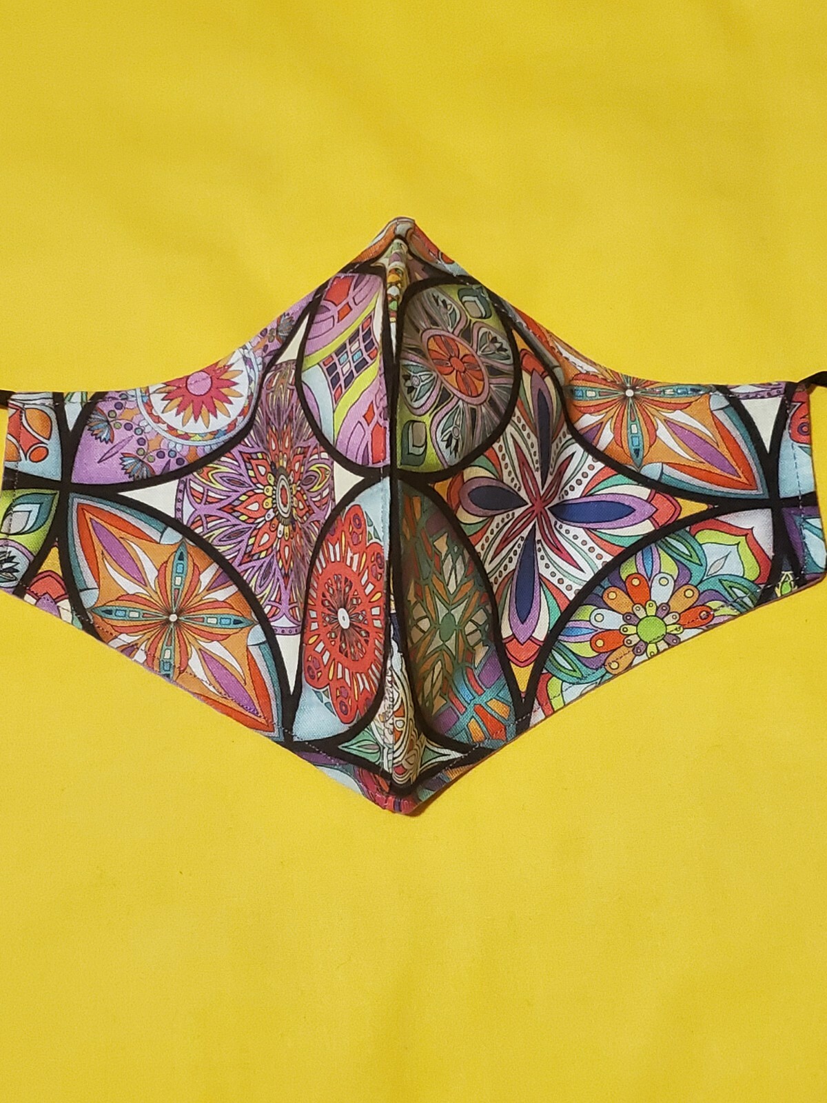 Urban Geo Kaleidoscope Adjustable Face Mask