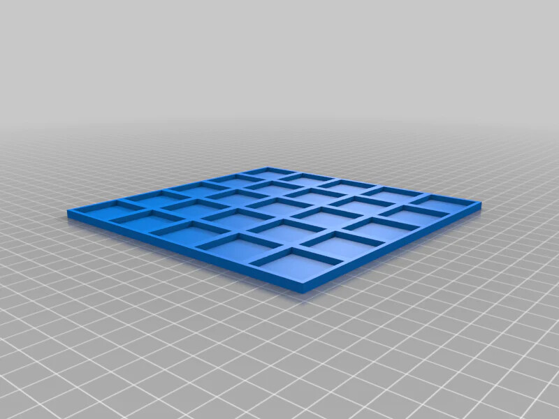 25mm Square To 30mm Square Base Conversion Movement Trays - old world compatible
