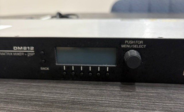 LECTROSONICS INC DM812 DIGITAL AUTOMATIC MATRIX MIXER + DSP