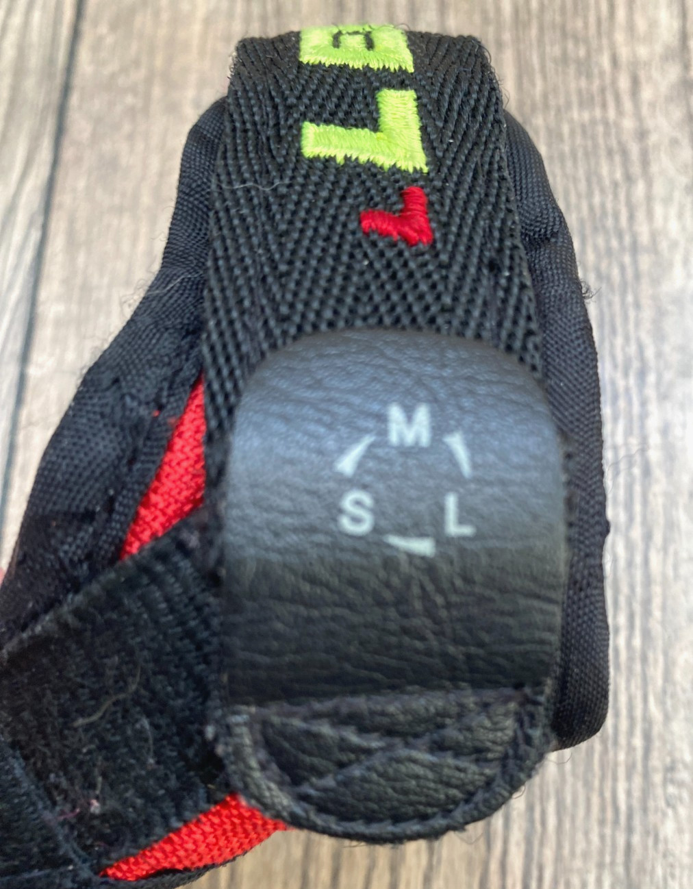 LEKI TRIGGER POWER STRAP S/M/L Black Red Red Yellow RARE old shape