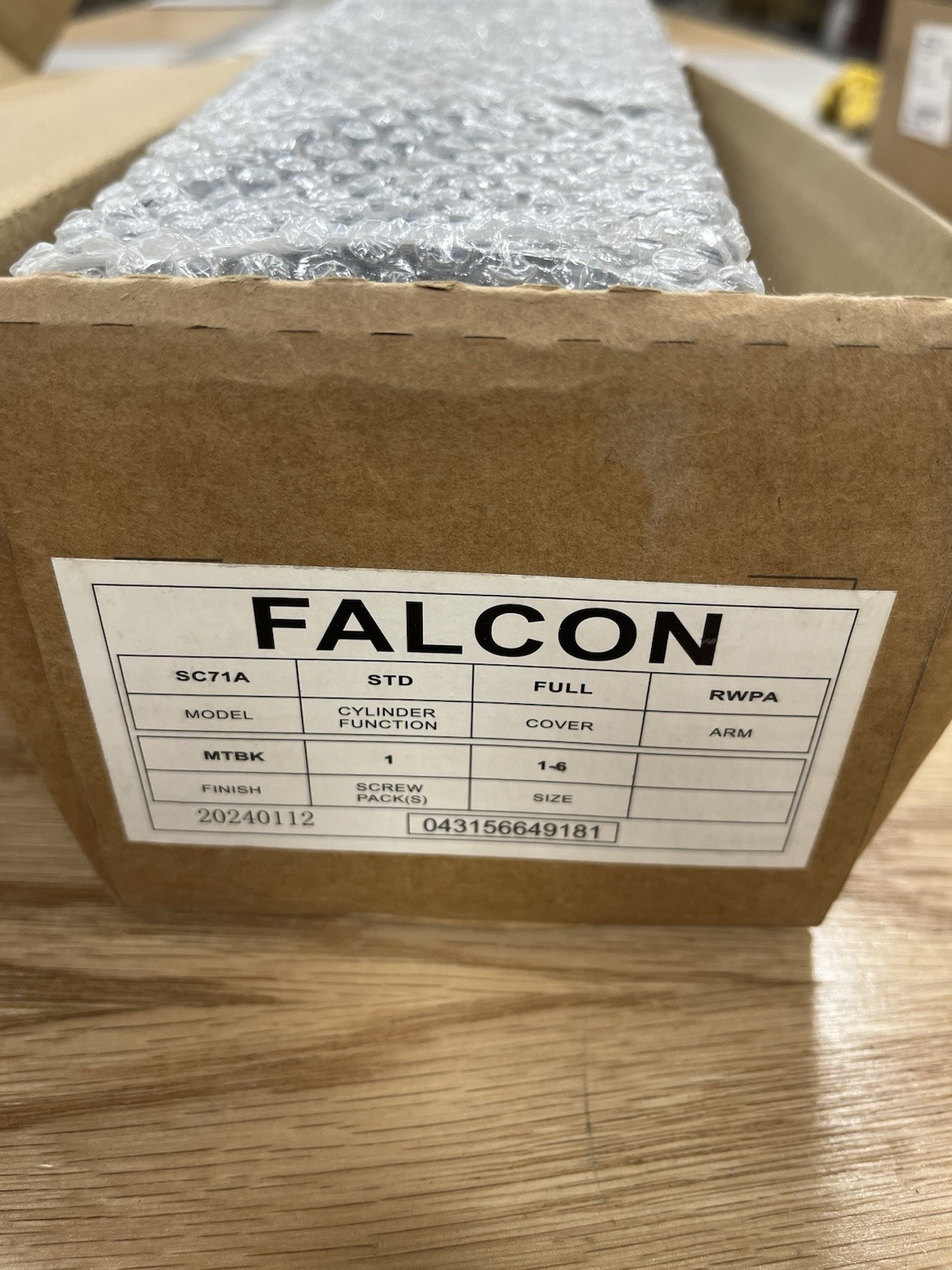 Falcon SC71A RWPA Commercial Door Closer BLACK