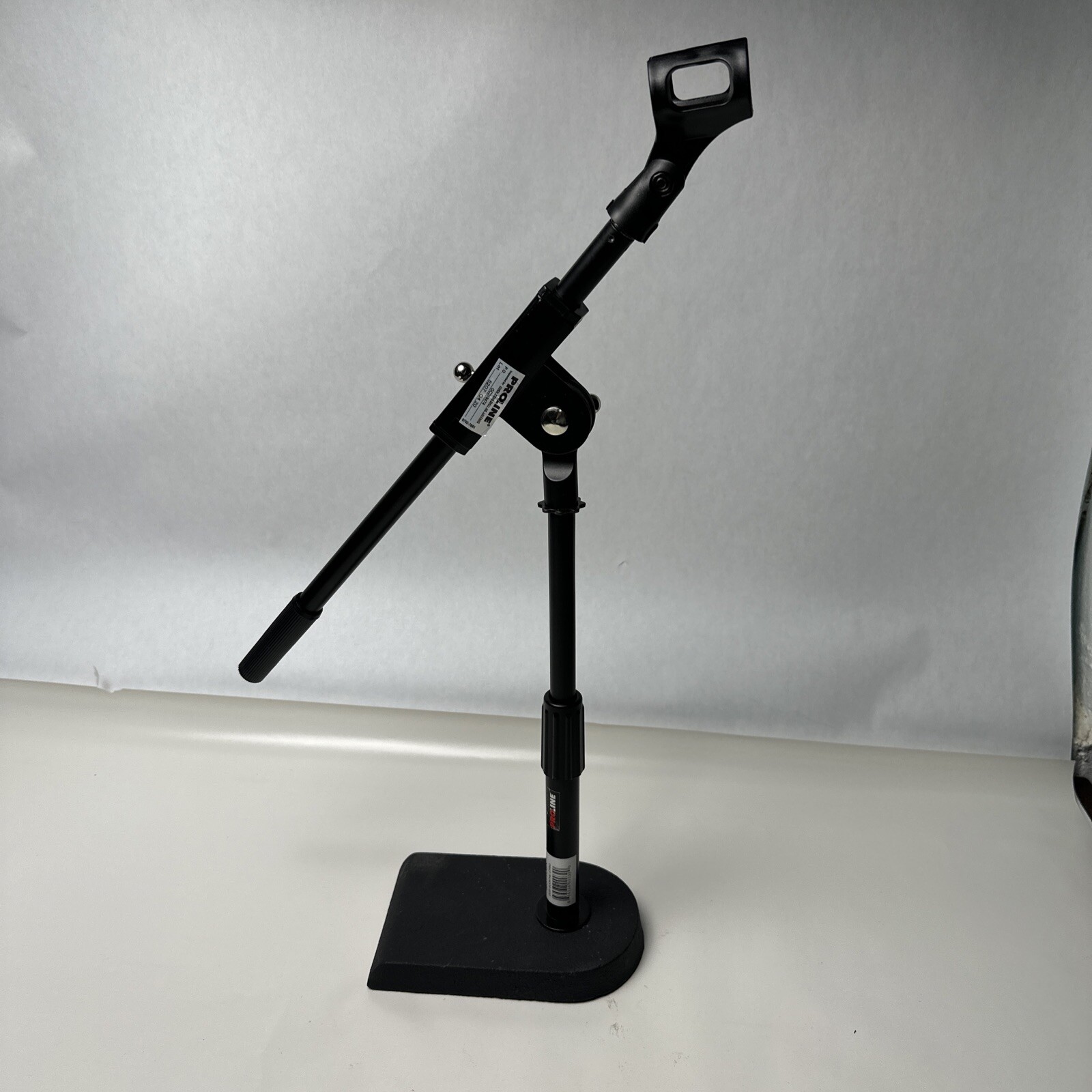 Proline MS112 Desk Boom Mic Stand With Microphone Clip Included