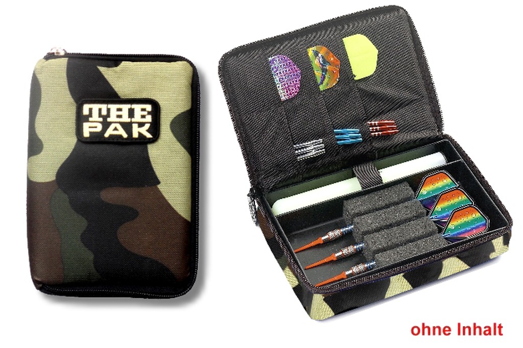 The PAK - Dart Bag for 1 to 2 assembled sets Camouflage Dart Case Camo