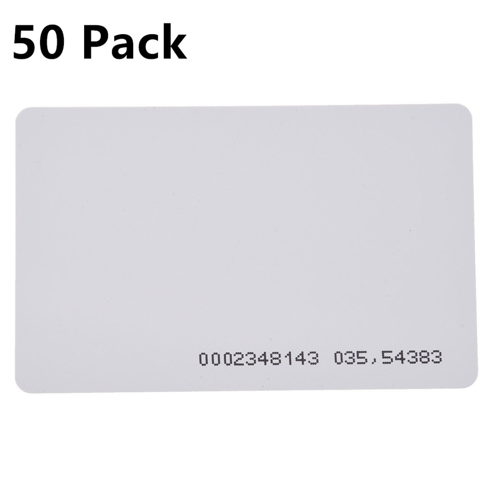50* RFID 125Khz EM4100 TK4100 Proximity ID Cards Printable Access Control System
