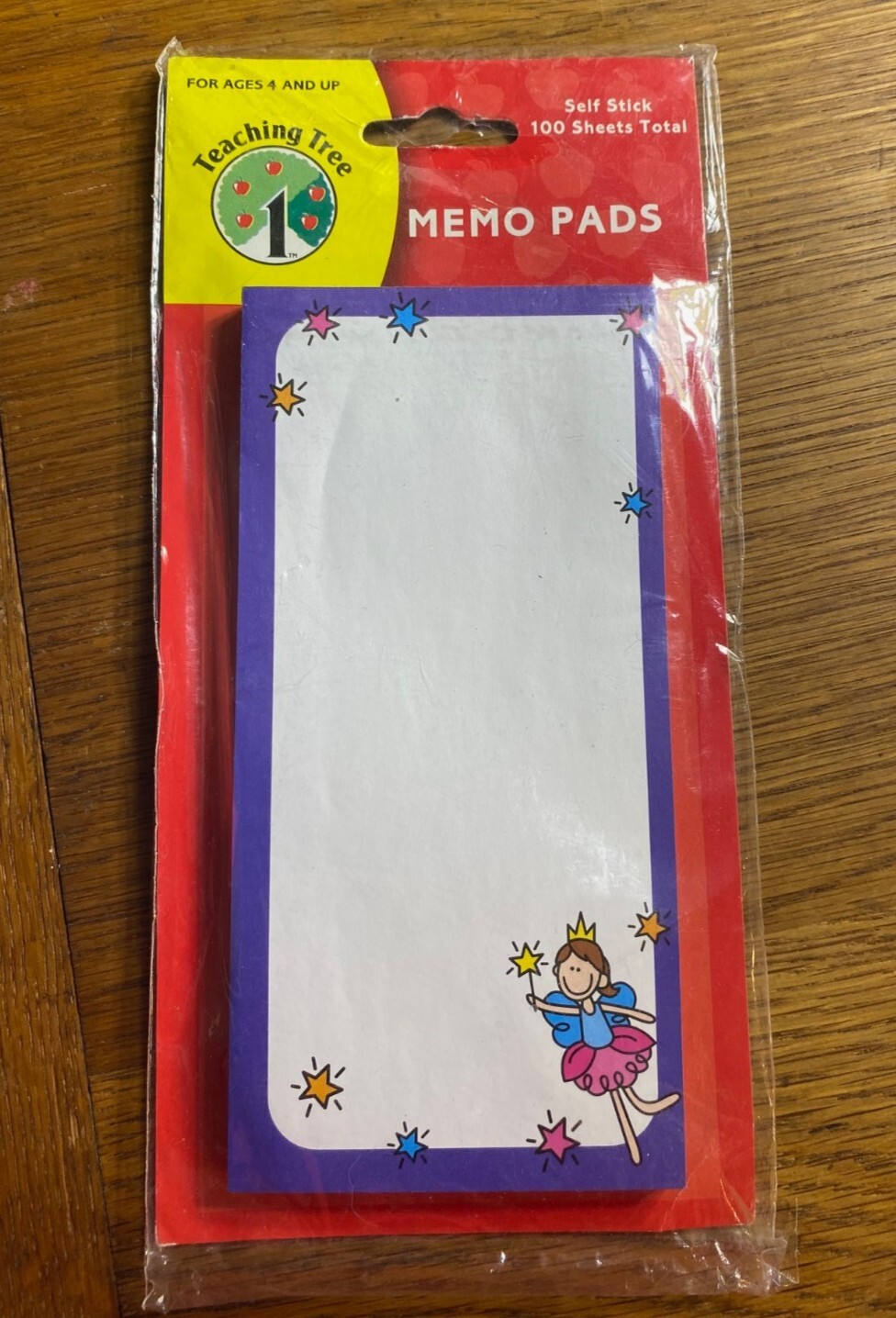 Vintage Teaching Tree Memo Pad Fairy Godmother  6" X 3", 100 sheets