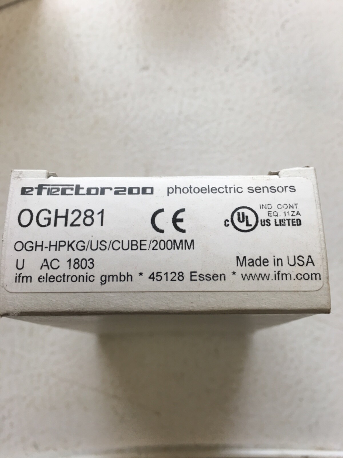 EFECTOR  OGH281 (bin34)