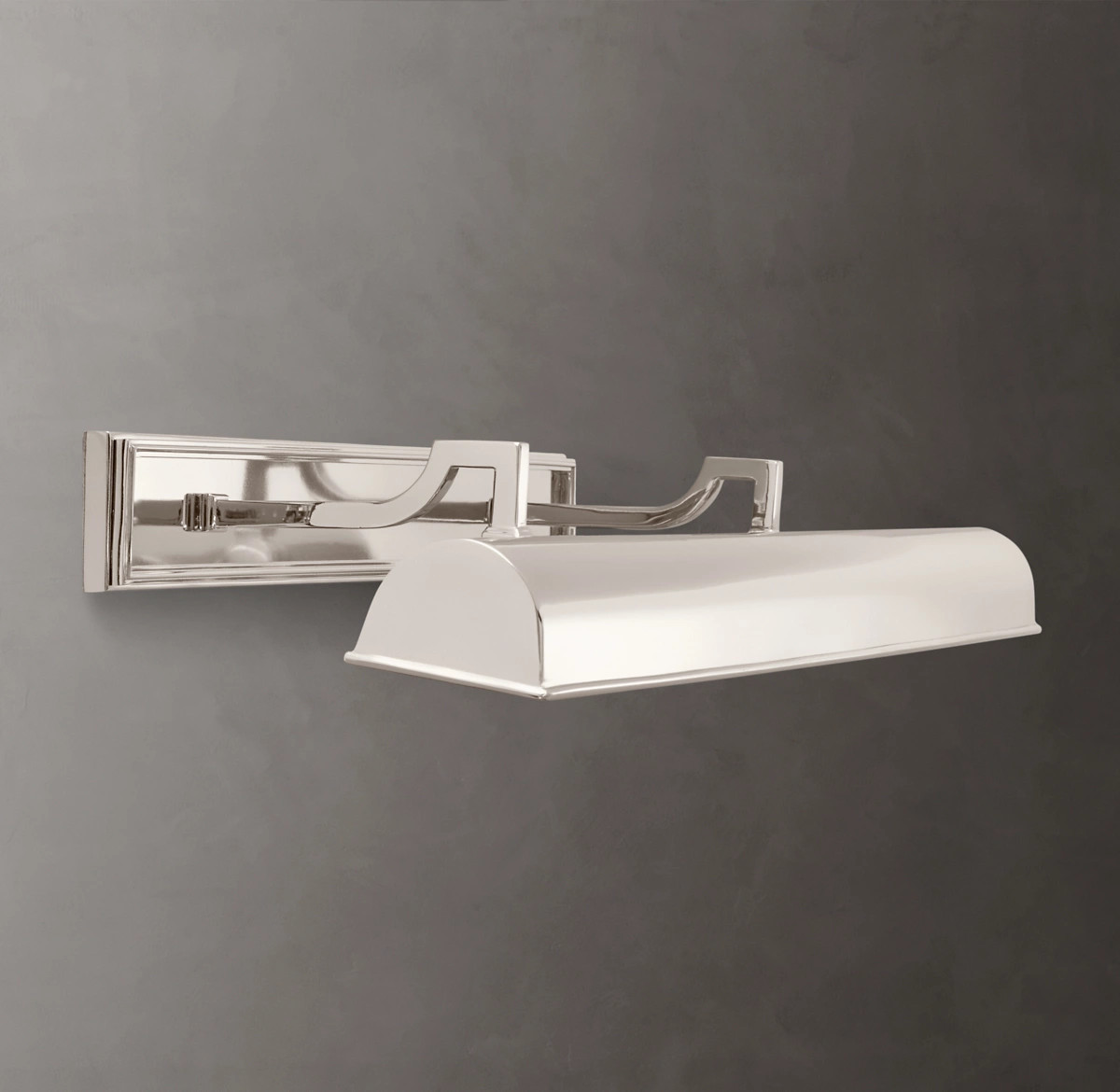 Restoration Hardware Library Picture Light  RHD 68450045 Polished Nickel NEW