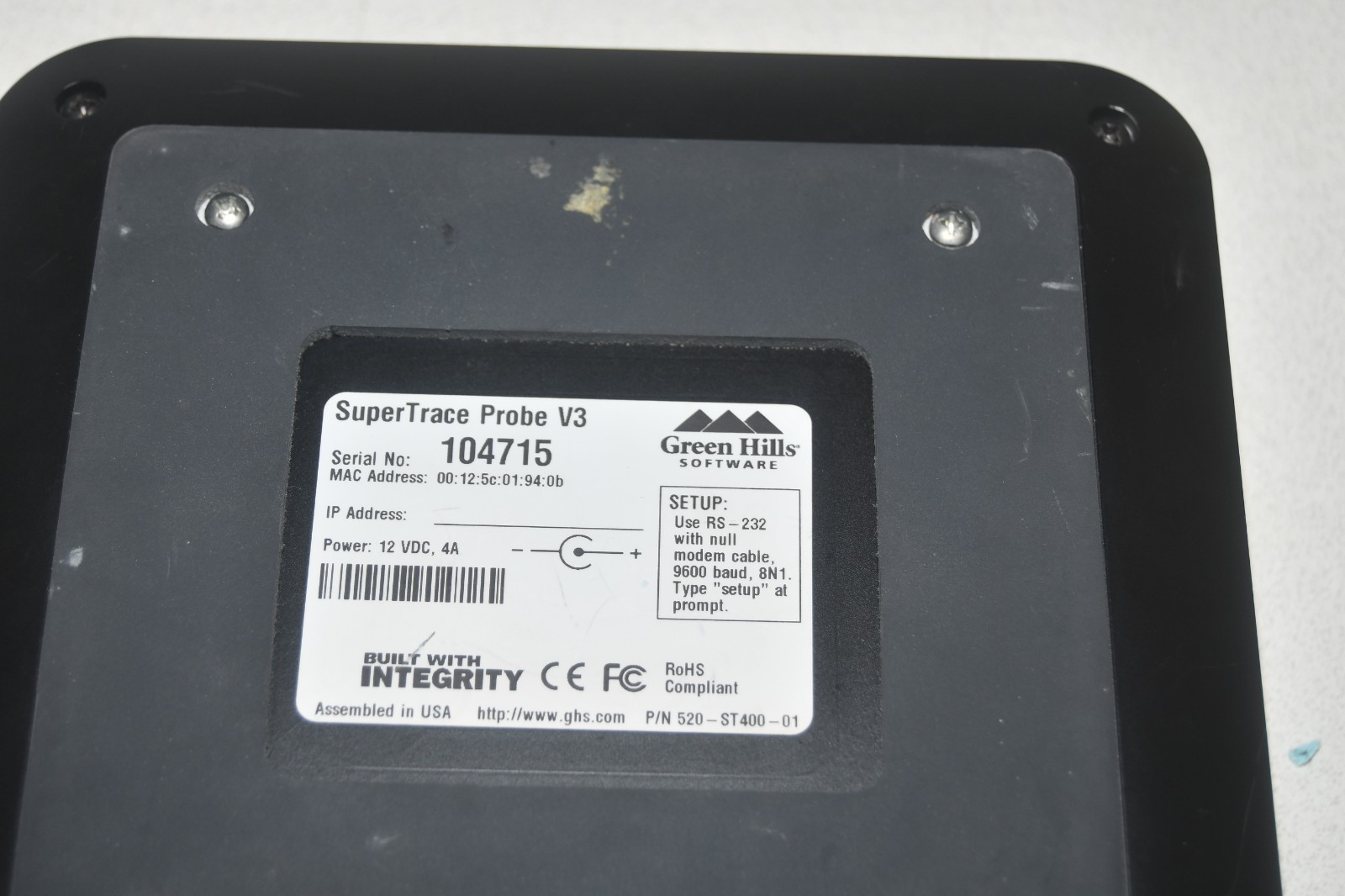 ^ Green Hills Software SuperTrace Probe V3 deBug & Trace Tool #X8486