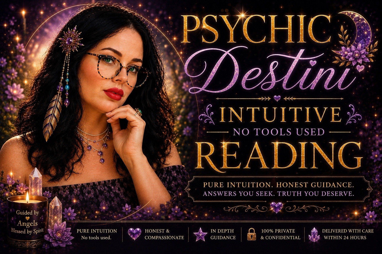 Psychic Reading No Tools Used Pure Intuitive Reading Love Career ~EXTENDED✨