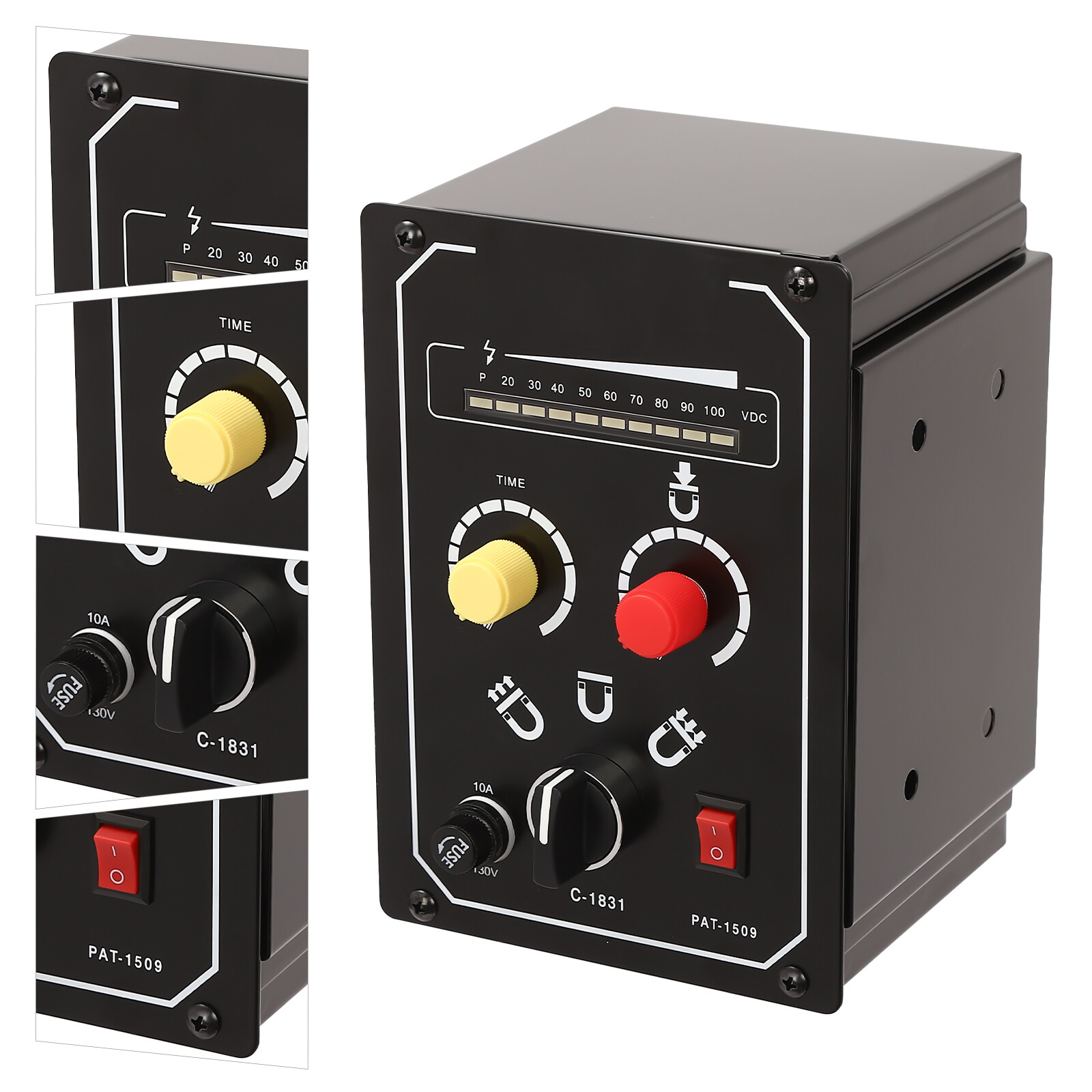 Adjustable Magnetic Force Electro Magnetic Chuck Controller Intuitive Operation