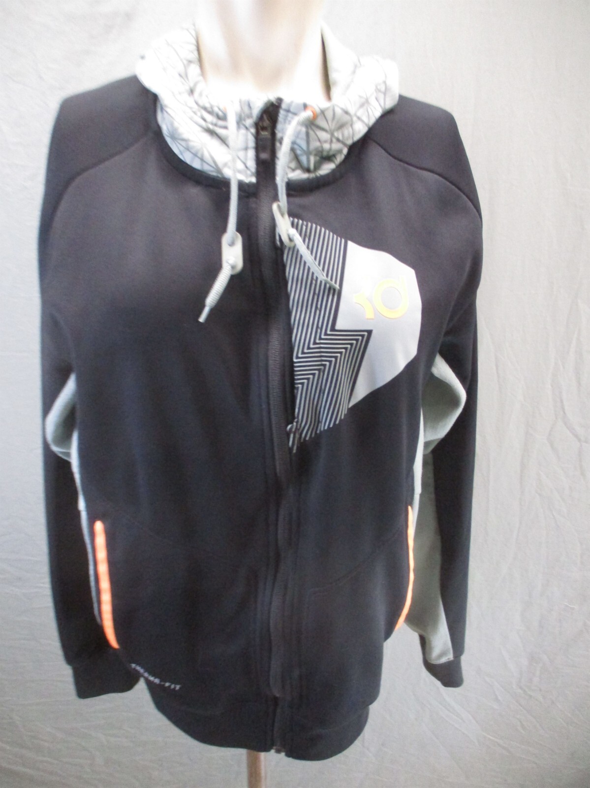 NIKE THERMA-FIT Size S Mens Zip Pocket Full Zip Fleece Lined Athletic Jacket 977