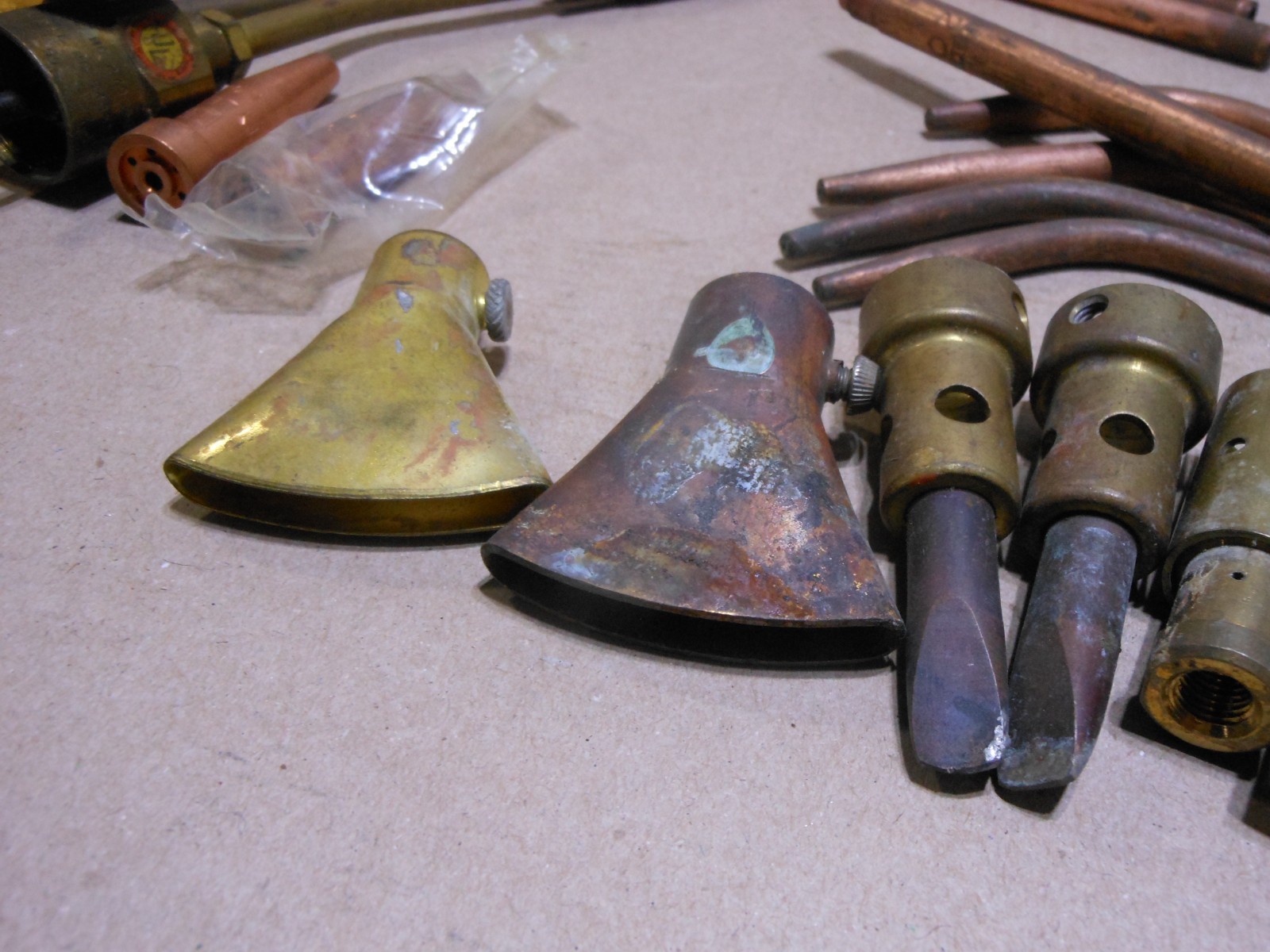 Lot of Torch Soldering Welding Parts Tips Valves - See pics