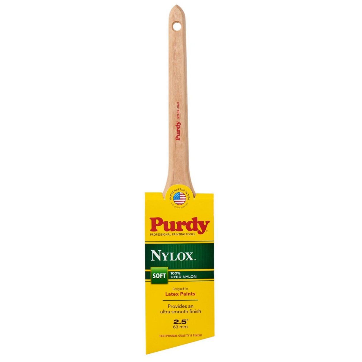 Genuine Purdy Nylox Dale Angular 2-1/2" Paint Brush 144080225