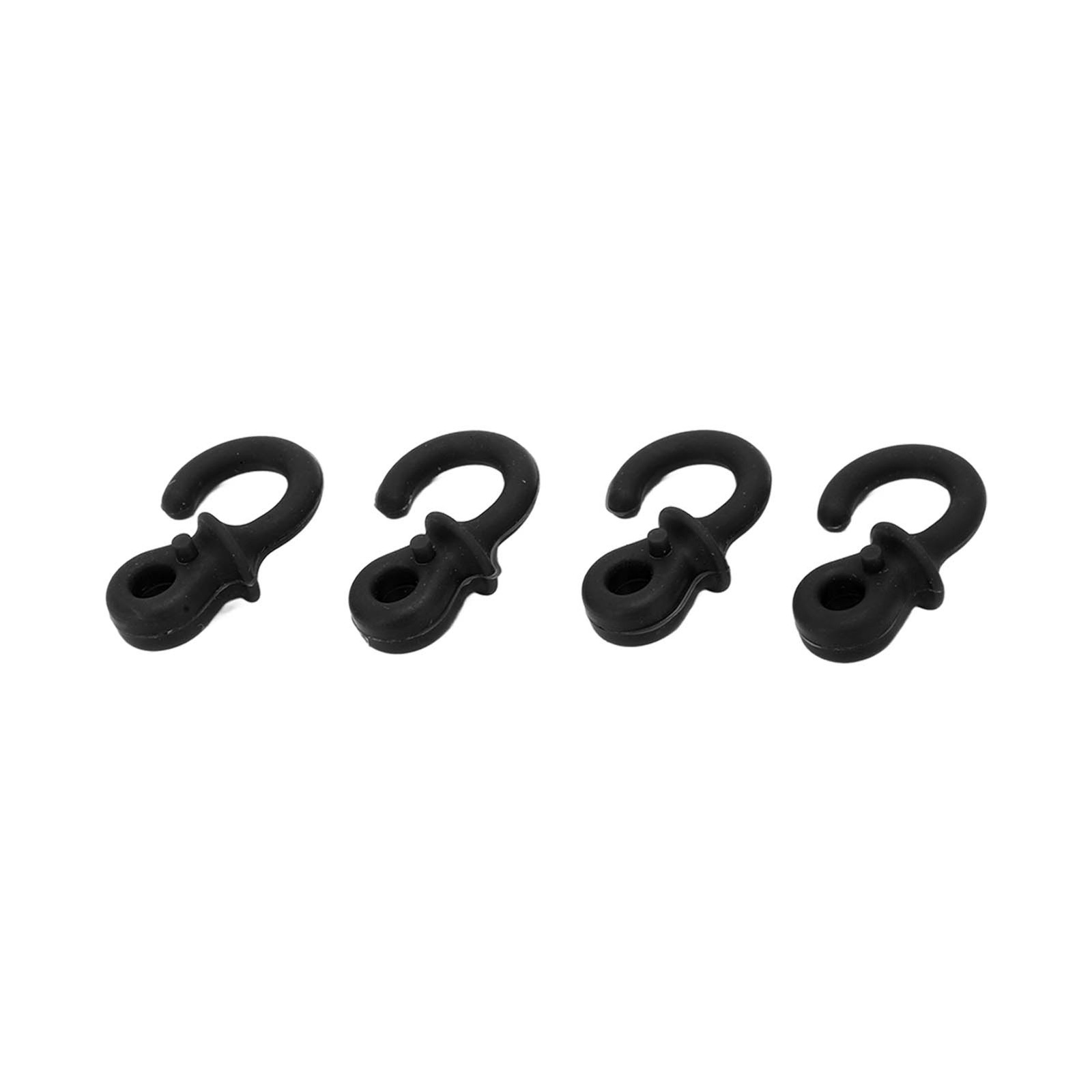 4x Archery String Silencers Monkey Tail Compound Bow String Stabilizer Black