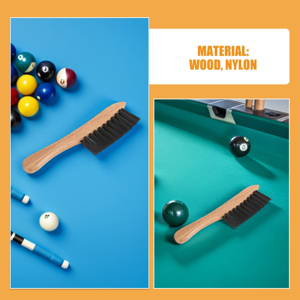 4pcs Billiard Table Brushes For Felt Pool Table Cleaner Kit With Nylon Bristles