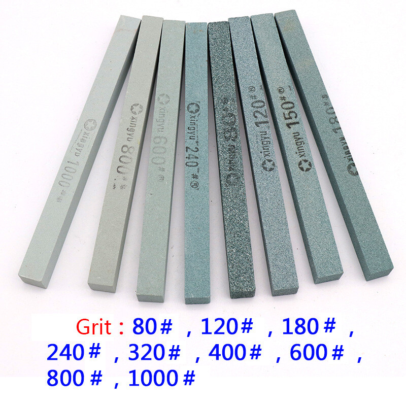 Knife Sharpening Stone Whetstone Knife Sharpener 180 - 1200 Grit Silicon Carbide