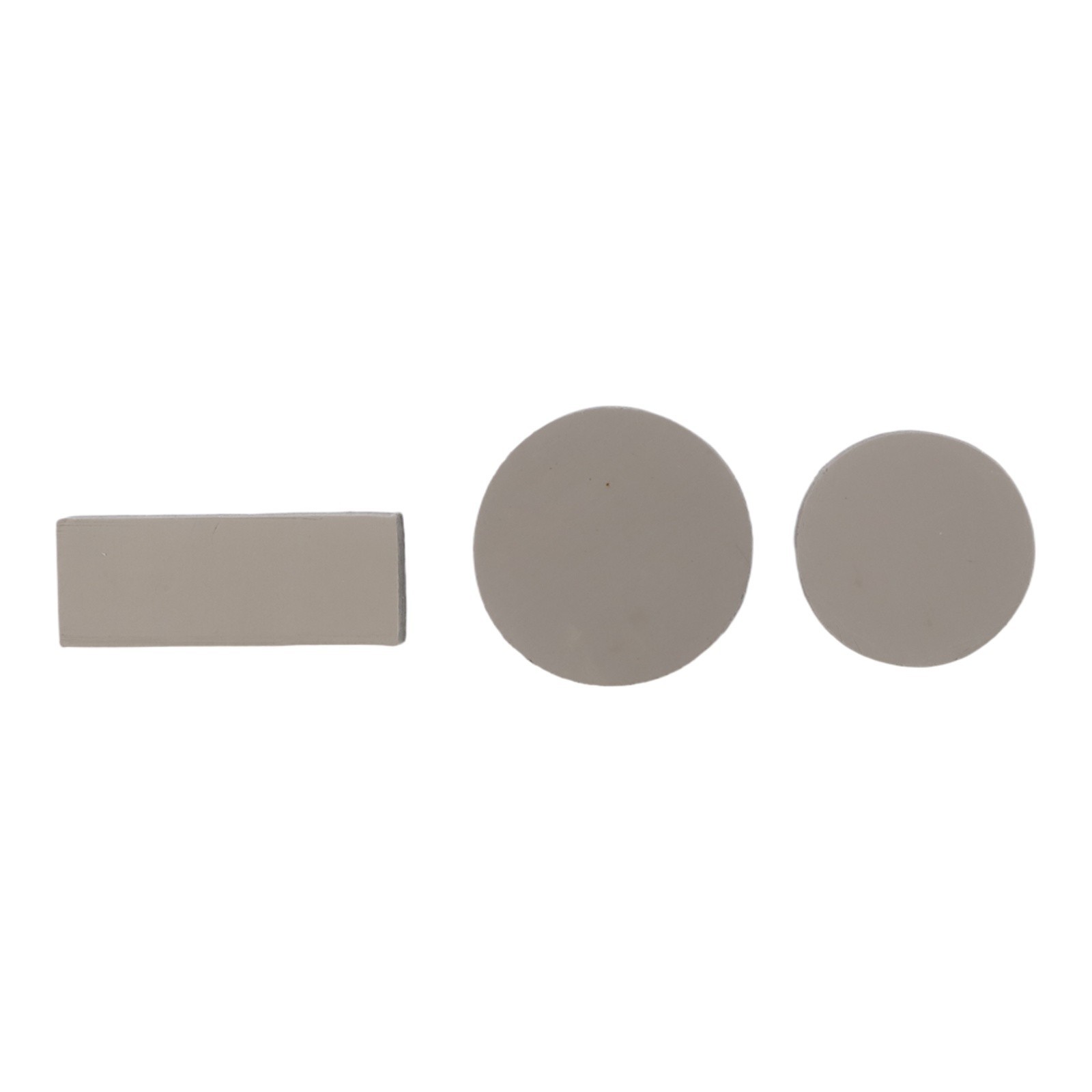 Photosensitive Stamp Pads 18pcs 7mm Thick Square Round and Rectangular Sizes