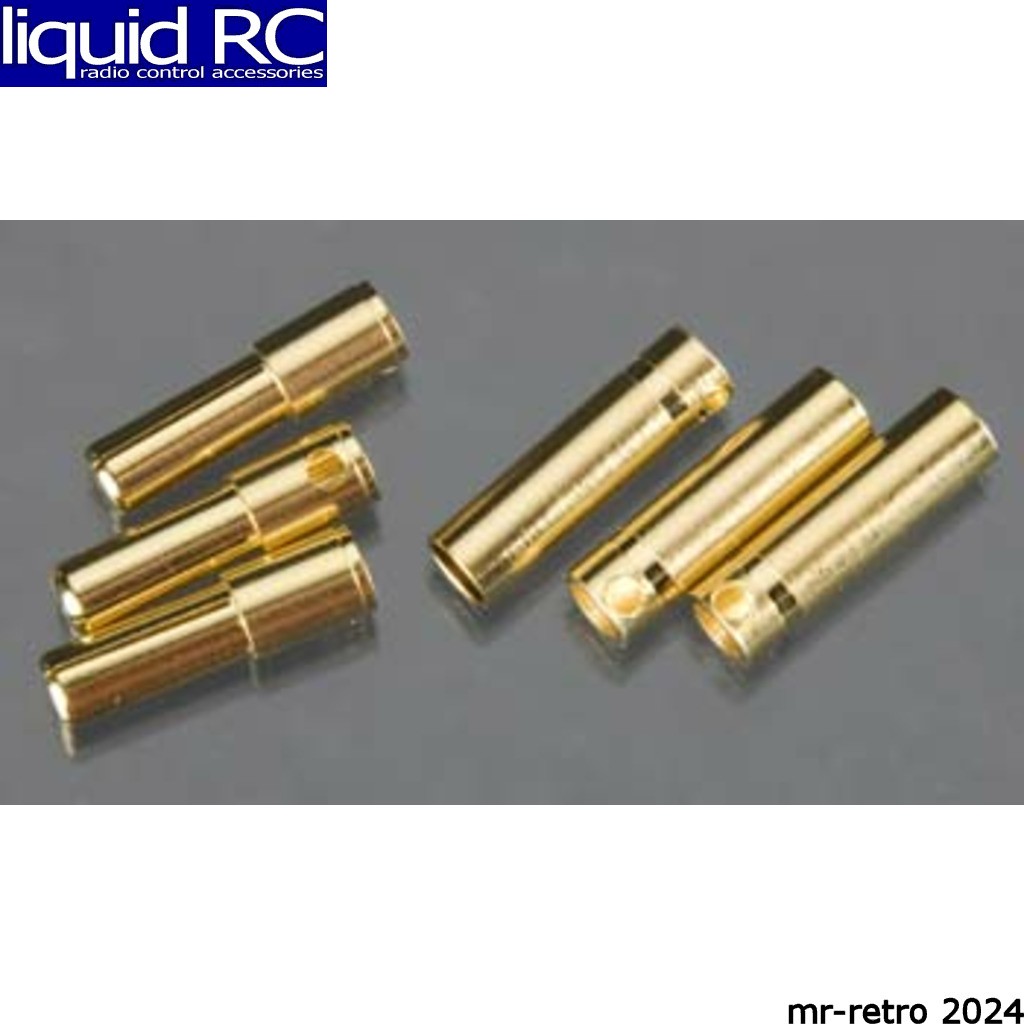 Castle Creations CCBUL43 M0001 4mm Bullet Connector 16g/13g 75a (3)