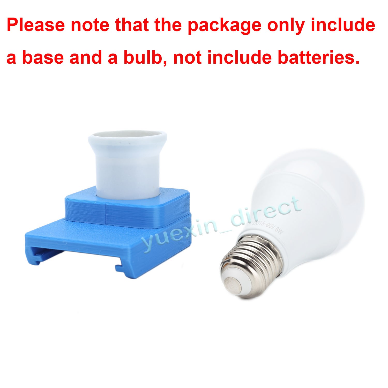 For Hercules 20V Series Battery Powered E27 Bulb Lamp Emergency LED Work Light