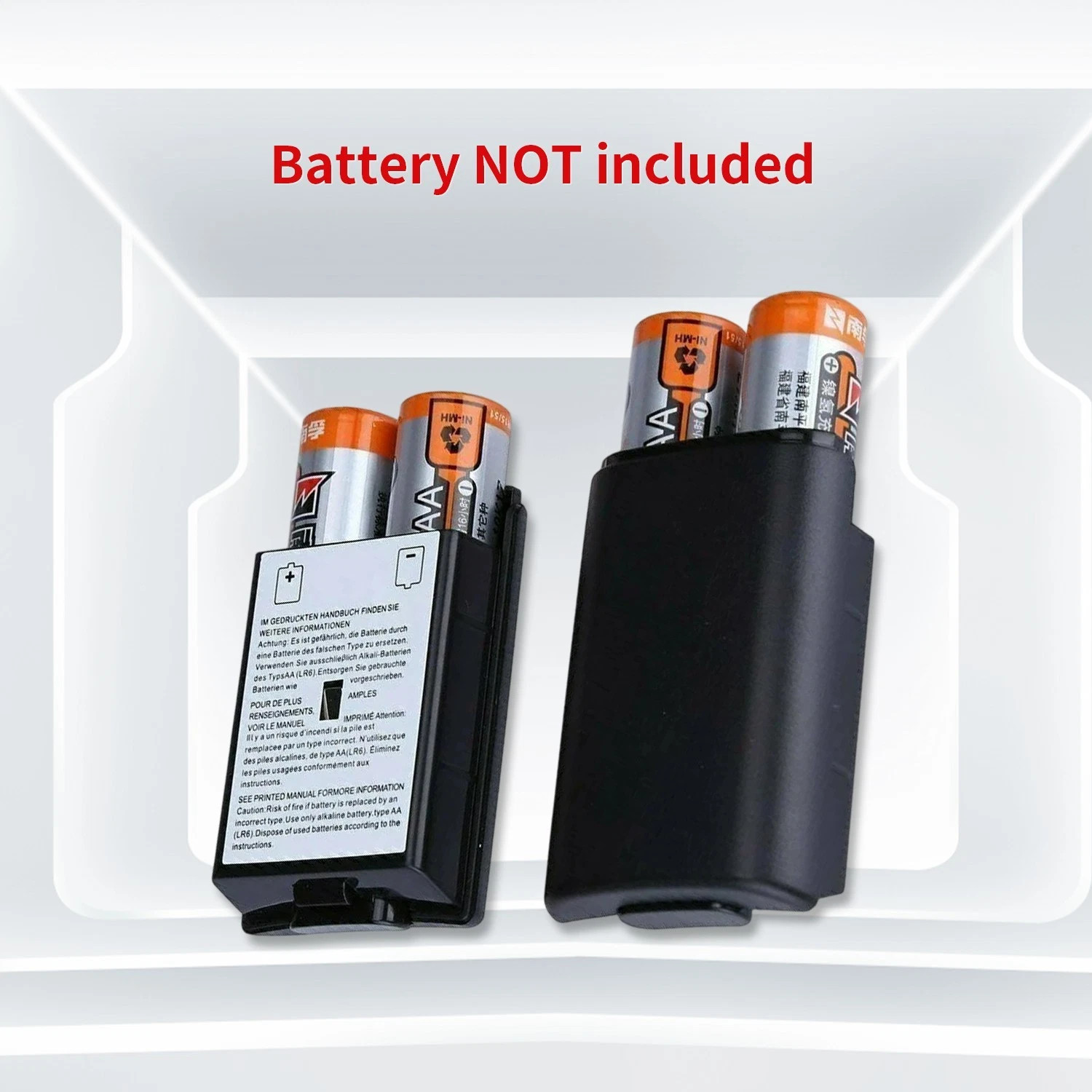 AA Battery Back Cover Case Shell Pack For Xbox 360 Wireless Controller Black Lot