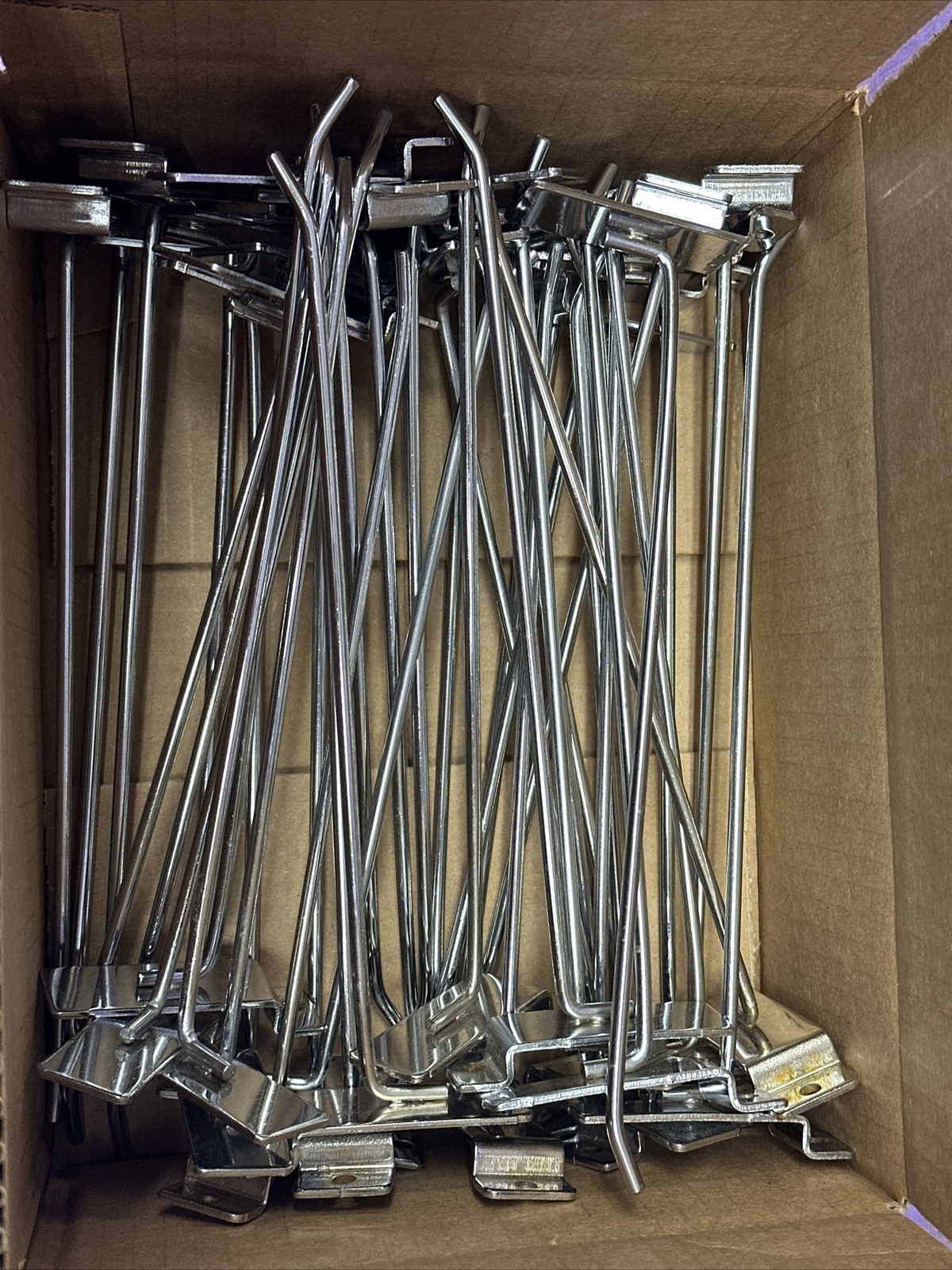SLAT WALL 10" DISPLAY HOOKS SET OF 40