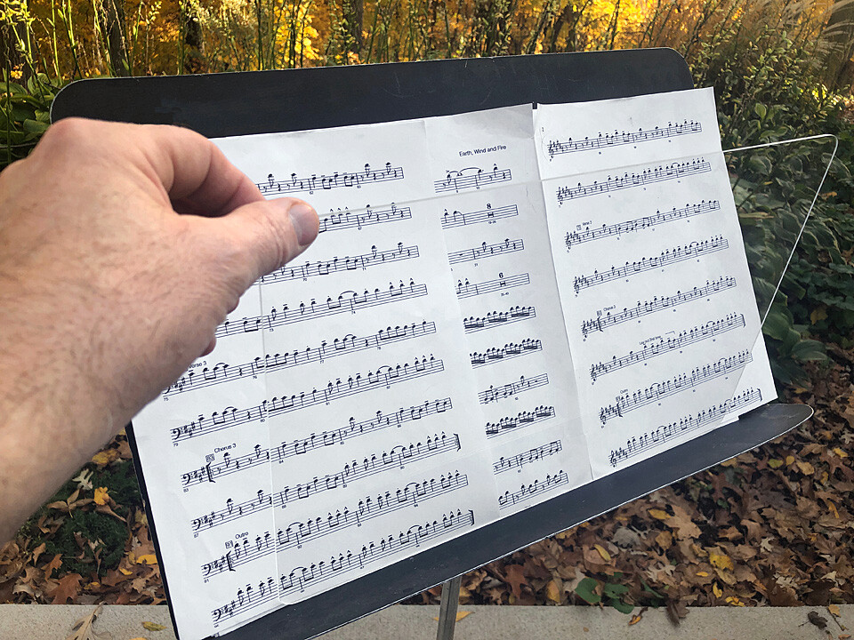 Acrylic Sheet for Music Stand Wind Clip