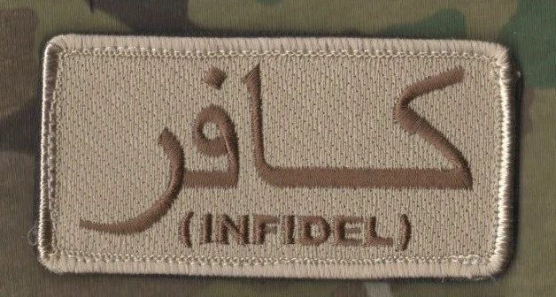 JOINT SPECIAL OPERATIONS TASK FORCE JSOTF-A vêlkrö PATCH: INFIDEL inكافر ARABIC