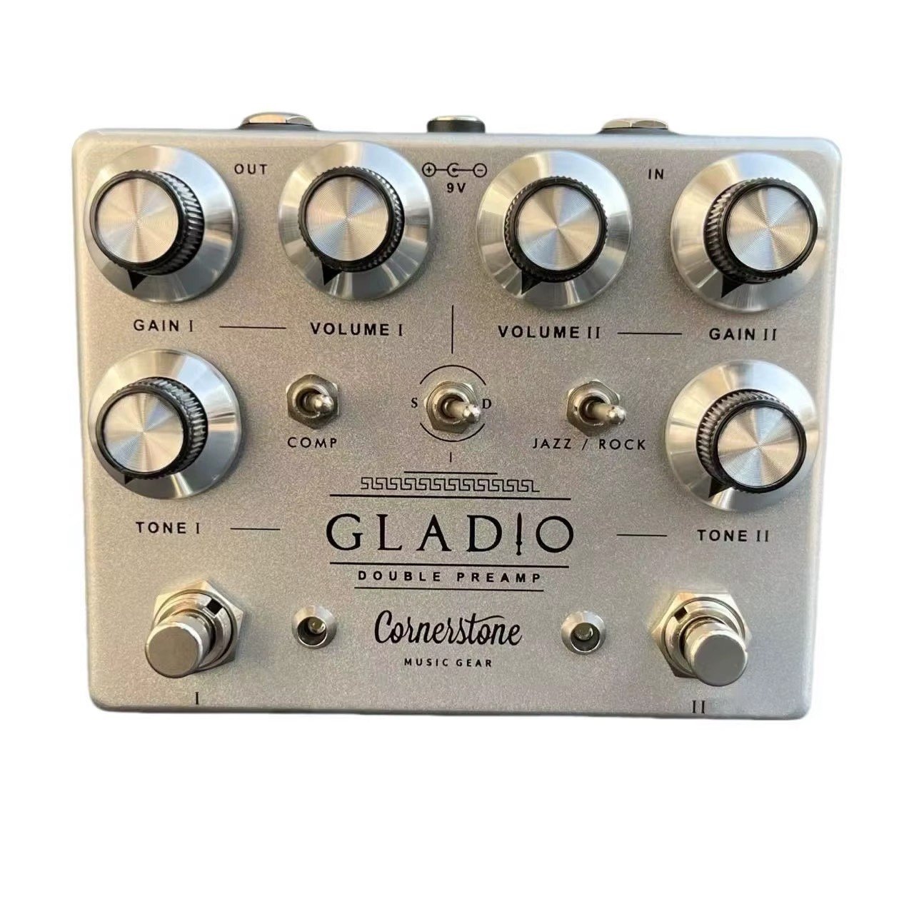 BIG MAN GLADIO Guitar Effect Pedal Distortion Overdrive Dual Overdrive Preamp Wi