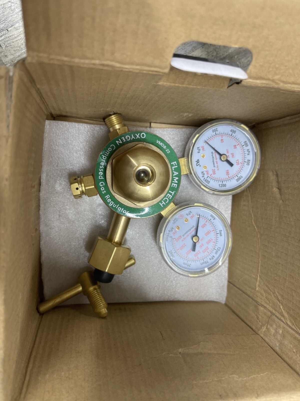 Flame Tech VMOR-22 Medium Duty Oxygen Regulator -new