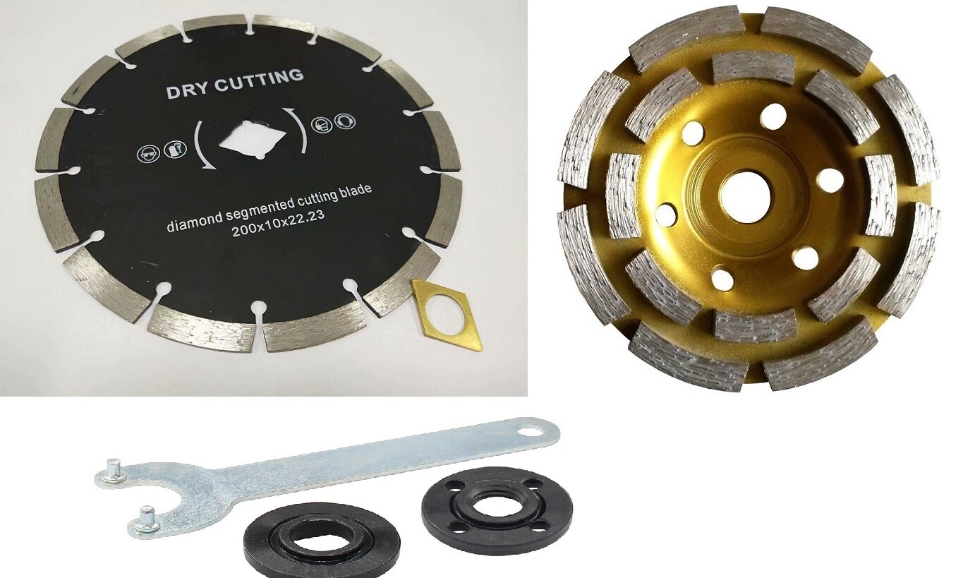 7" granite Saw Blade Diamond Cutting Disc Grinding Cup Wheel for stone Concrete