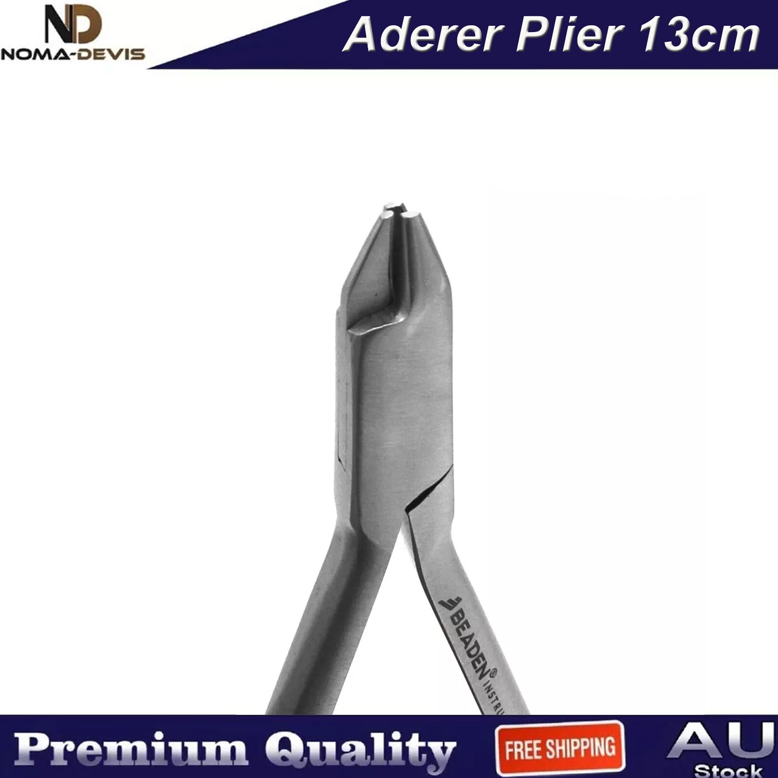 Dental Aderer Plier Three Jaw Archwire Loop Forming Contouring Orthodontic Plier