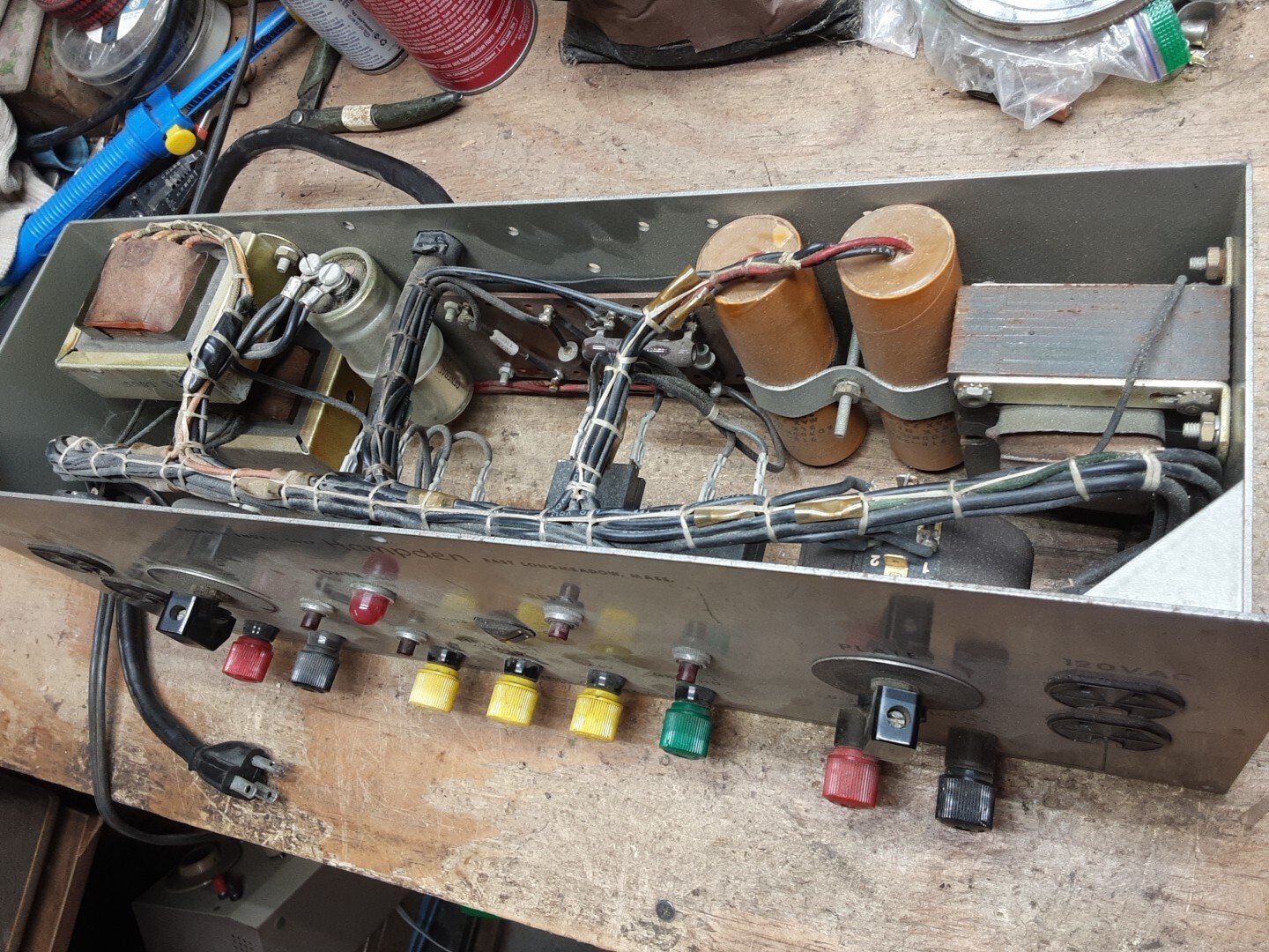 HAMPDEN ENGINEERING DC Supply Panel Unit Educational Training Equipment
