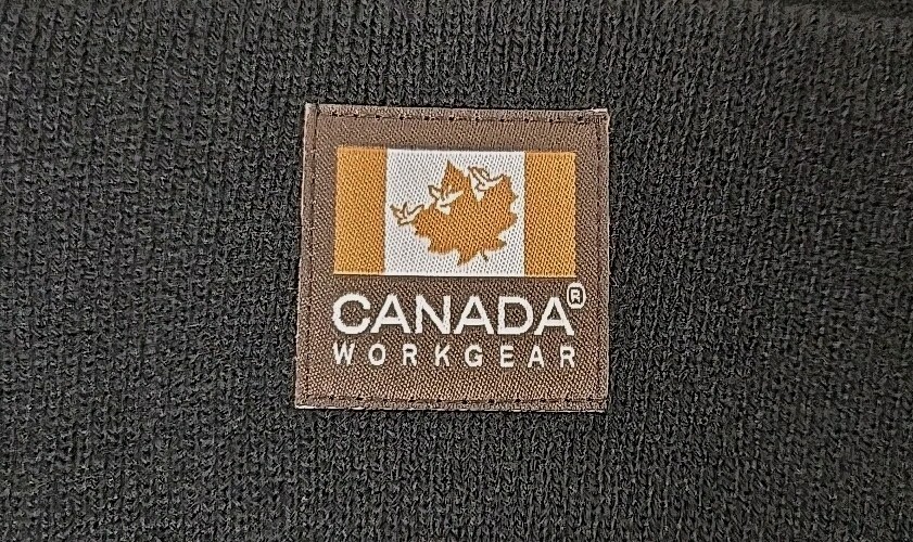 Canada Work Gear Beanie Hats 2pk Cuff Black Knit Mens NEW