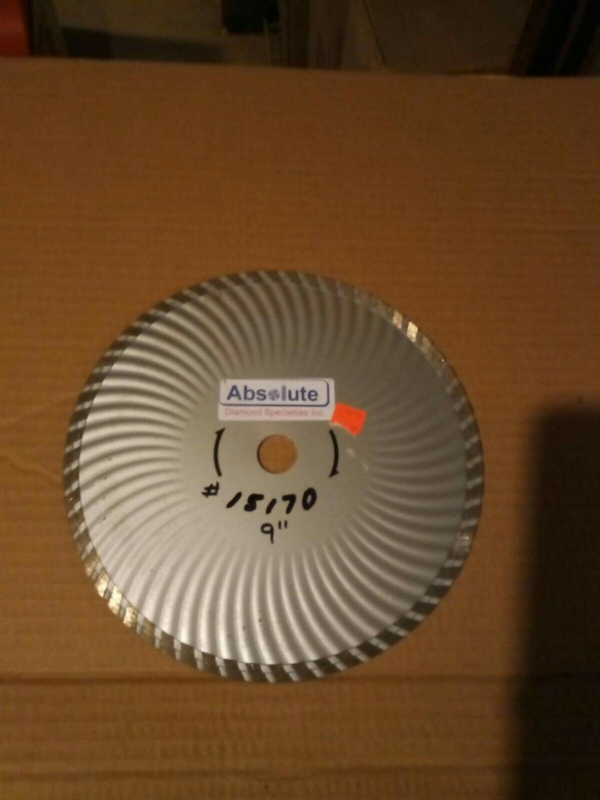 9" Wave Turbo Diamond Saw Blade #15170