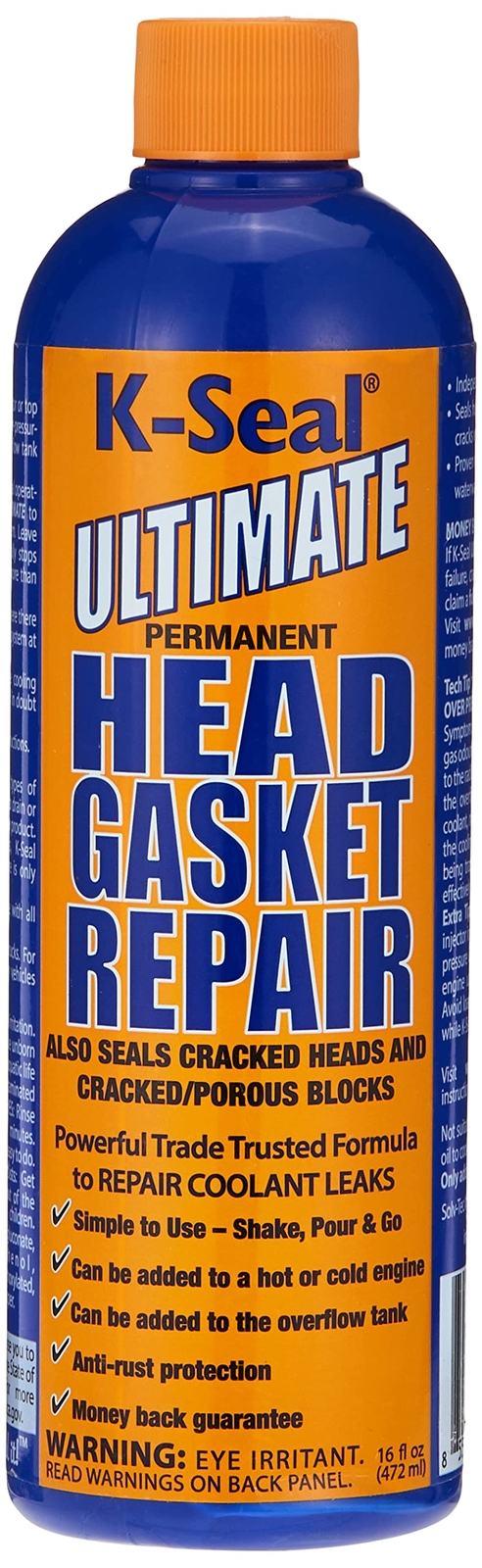 ST3501 Pour and Go Head Gasket Sealer 16oz Permanent Repair for Blown Head Ga...