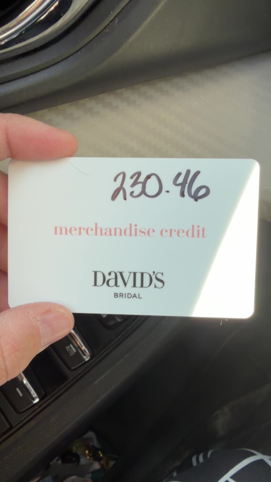 David's Bridal GIFT card