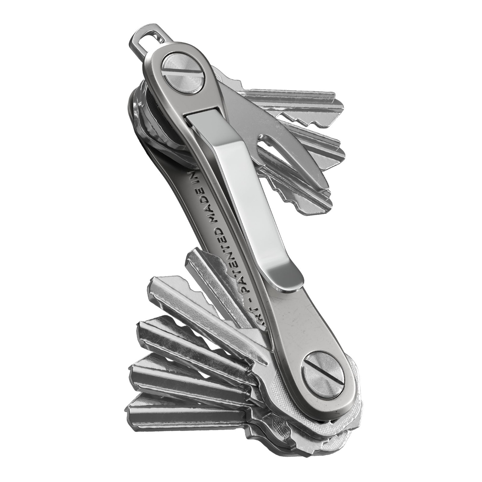 Rugged Keychain Multitool Organizer for EDC | Holds 14 Keys, Durable, Expandable
