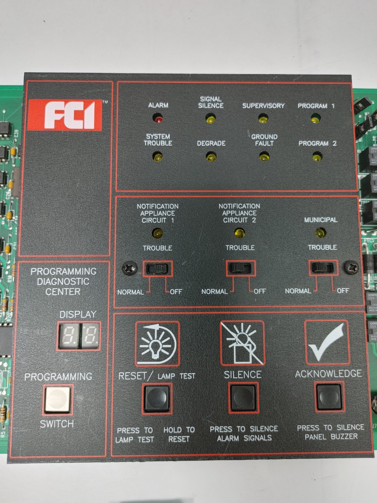 Fire Control Instruments 1120-0469 REV W 7200 Series System Control Unit