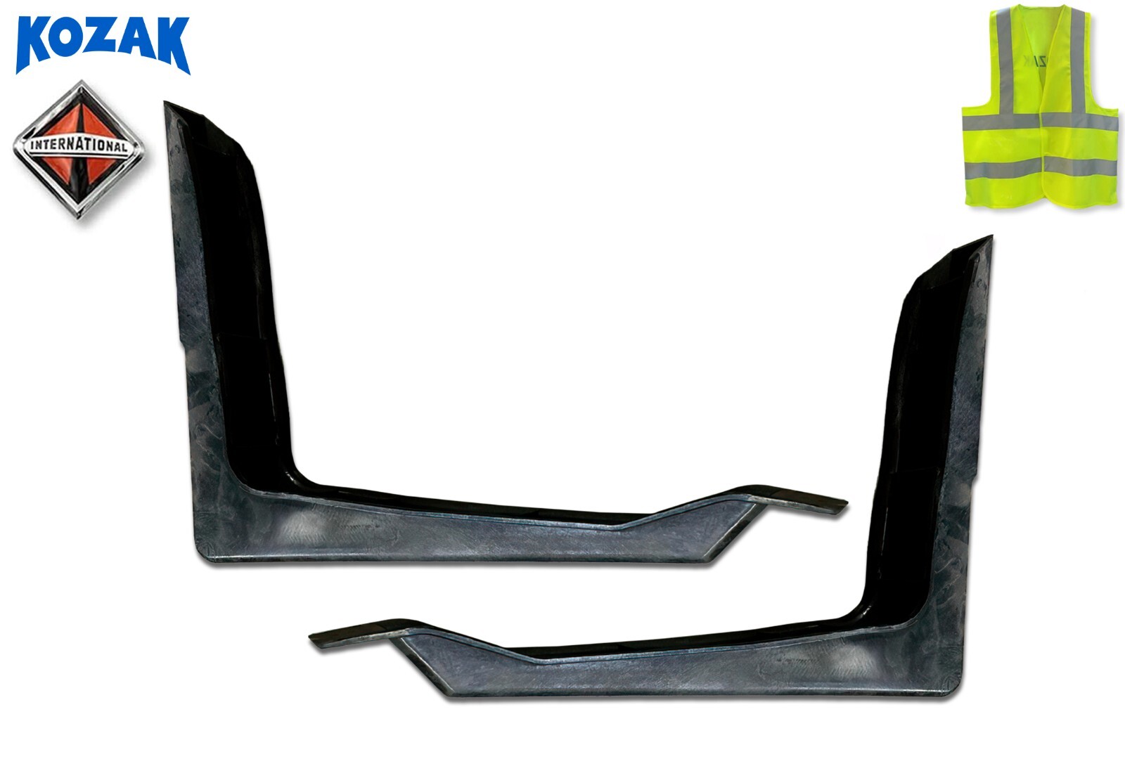 International LT LT625 Cabin Fairing Brackets/Mounts R2, L2 Set RH & LH