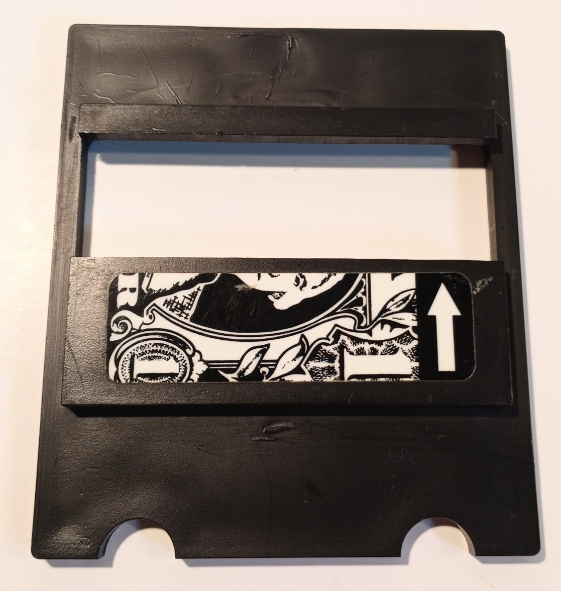 USI Wittern Vending Machine Bill Validator Bezel Insert Plate Mars MEI