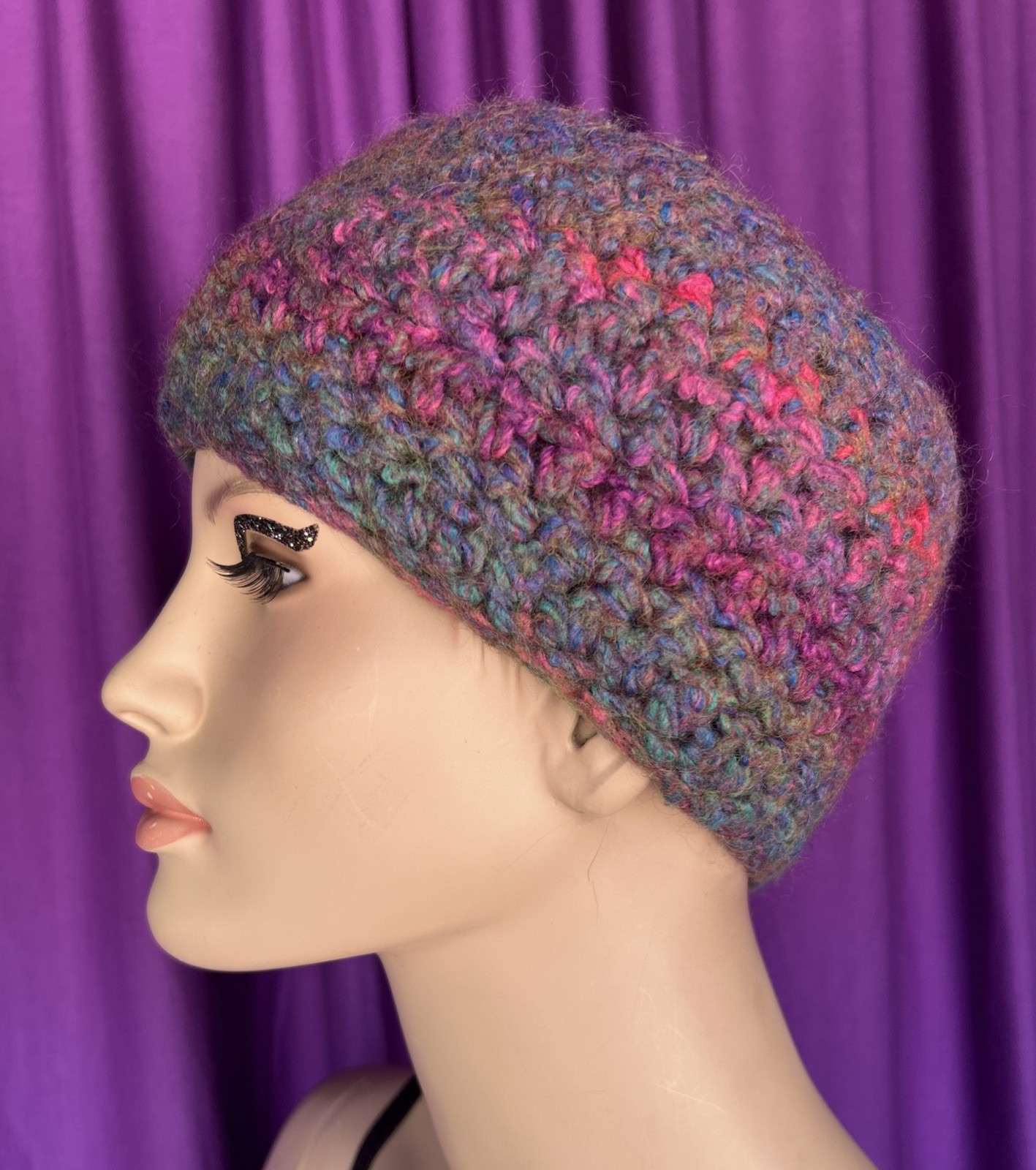 Handknit Multi Wide Cold Weather Headband