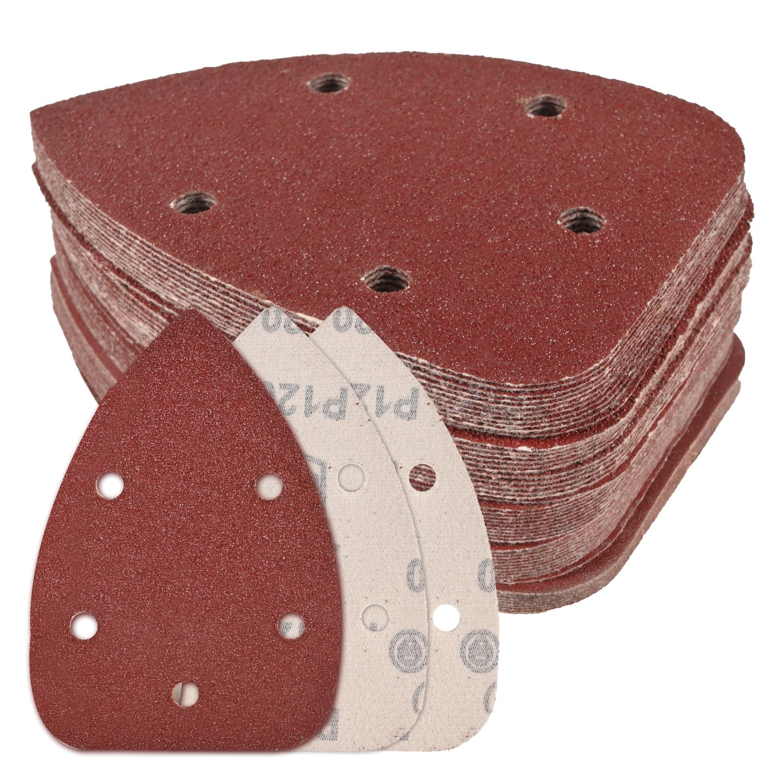 55Pcs Mouse Detail Sander Sandpaper, Professional 40 80 120 180 240 Grits Mouse