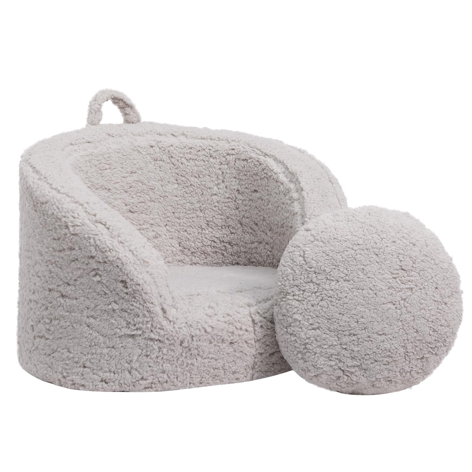 Snug-Arch Toddler Couch, Comfy Foam Baby Chair, Ergonomic Toddler Chair with ...