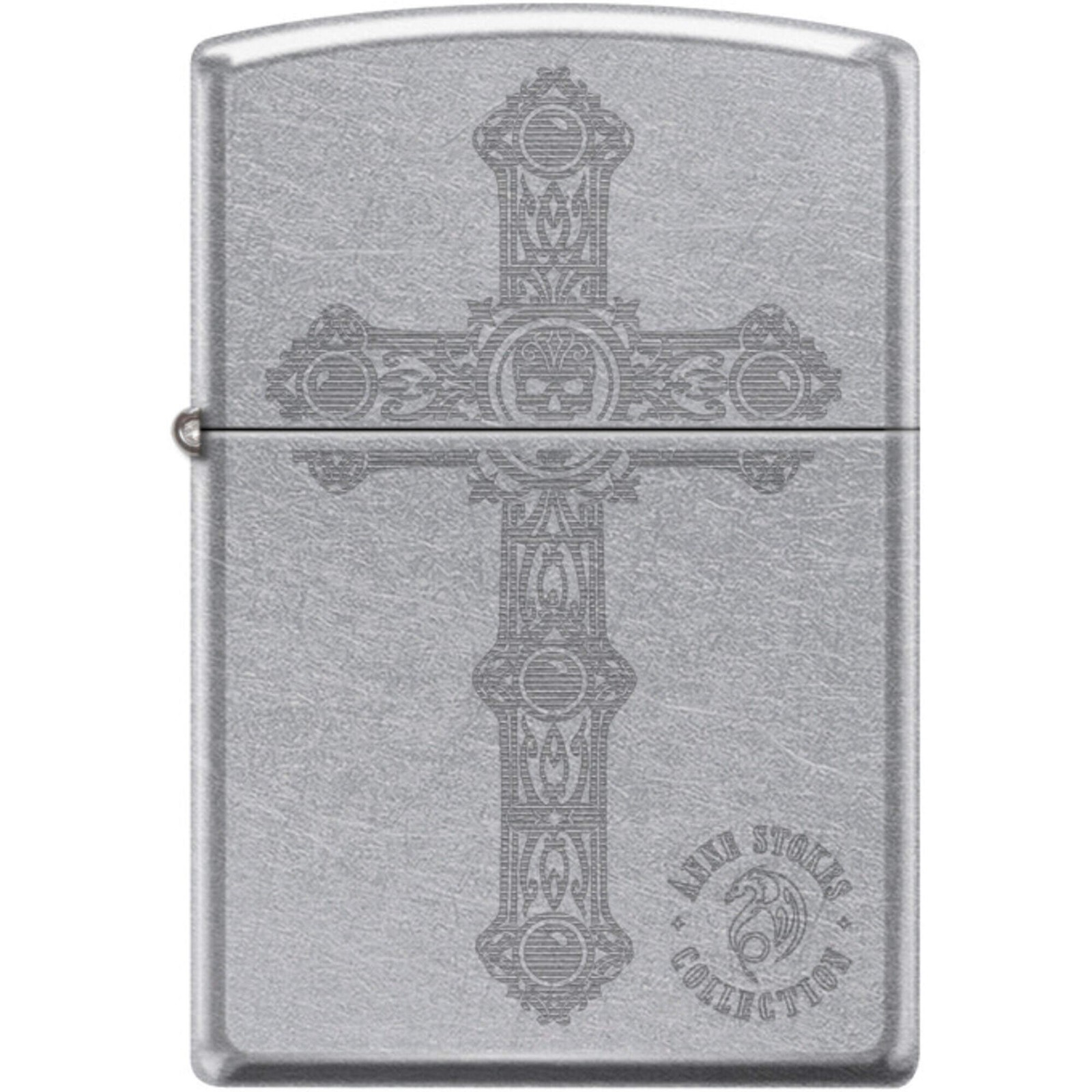 Zippo Windproof Pocket Lighter Anne Stokes Collection Street Chrome Metal XC541