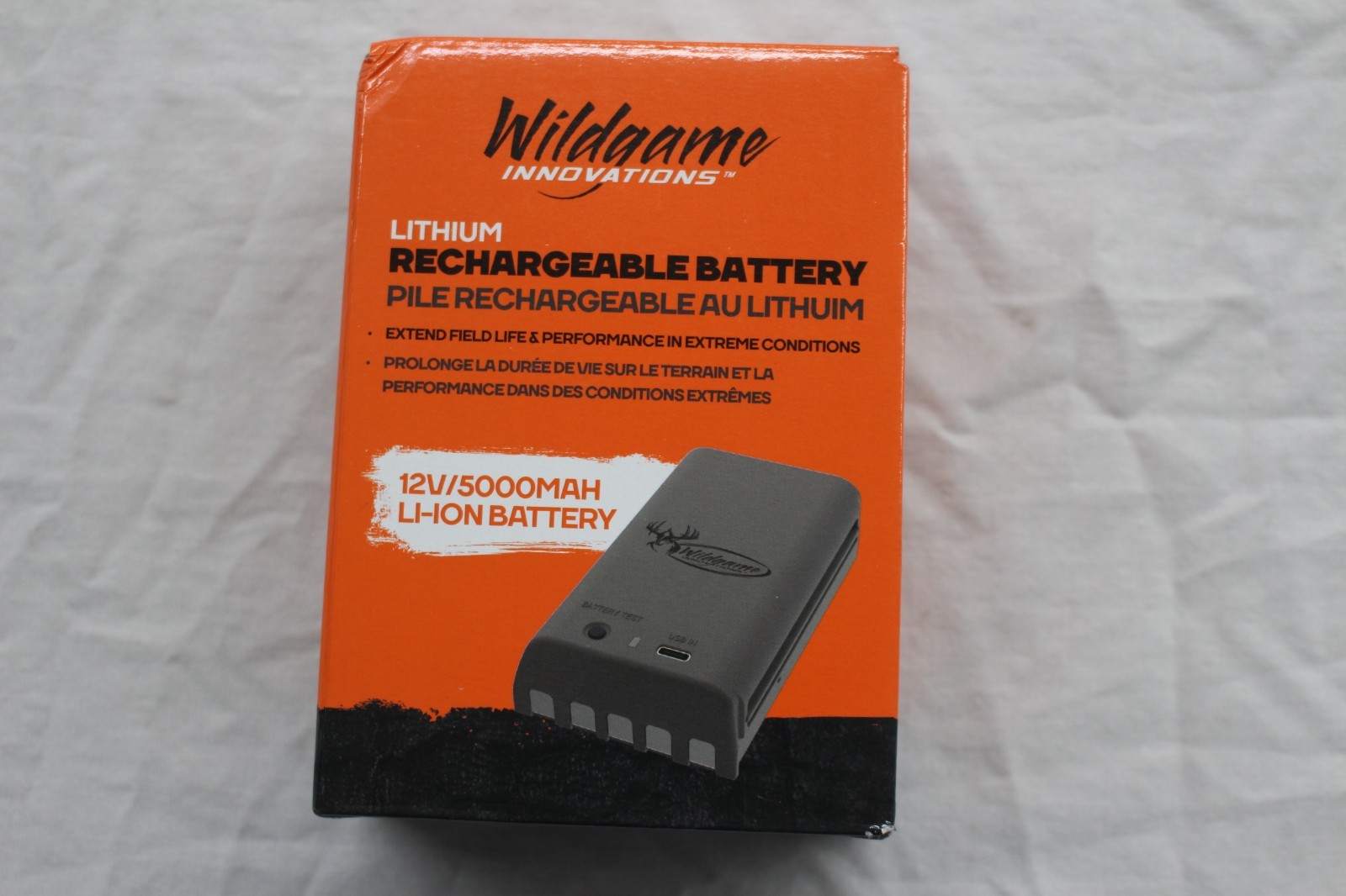 Wildgame Innovations 12V/5000maH Rechargeable Lithium Trail Cam Battery