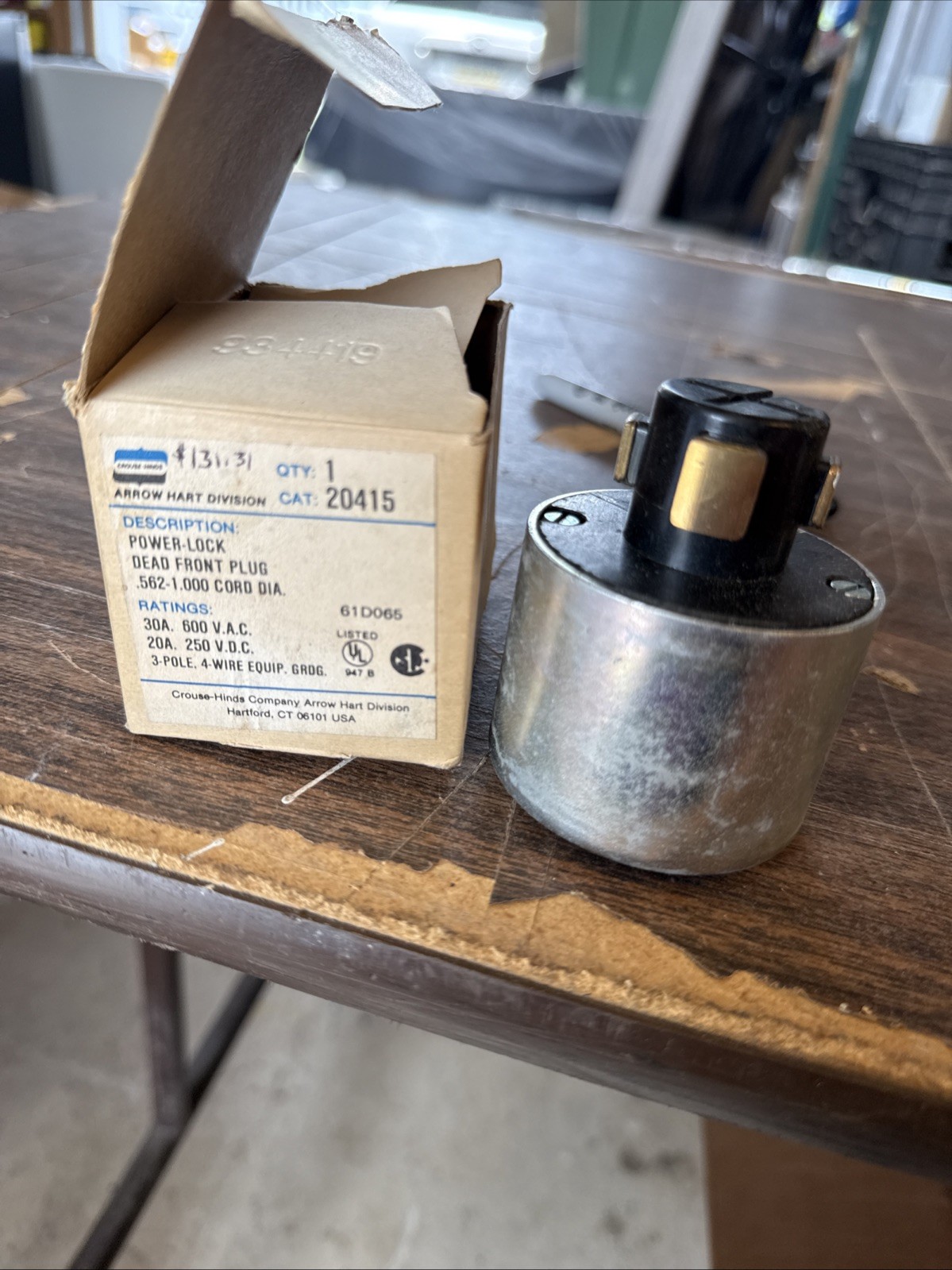 COOPER ARROW AH20415 HART PLUG POWER LOCK
