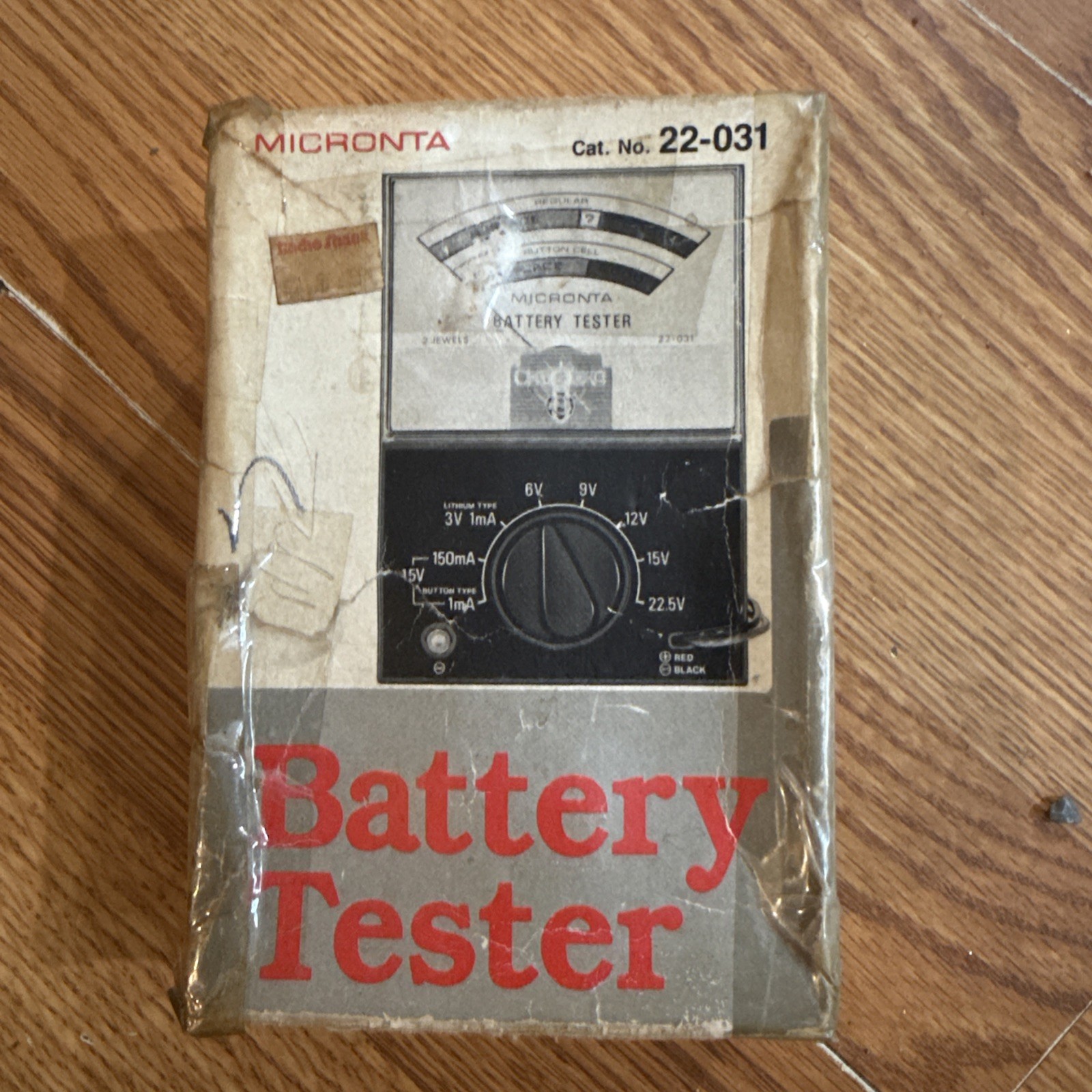 VTG micronta battery tester radio shack cat # 22031